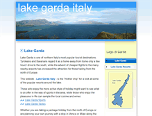 Tablet Screenshot of gardaitaly.com